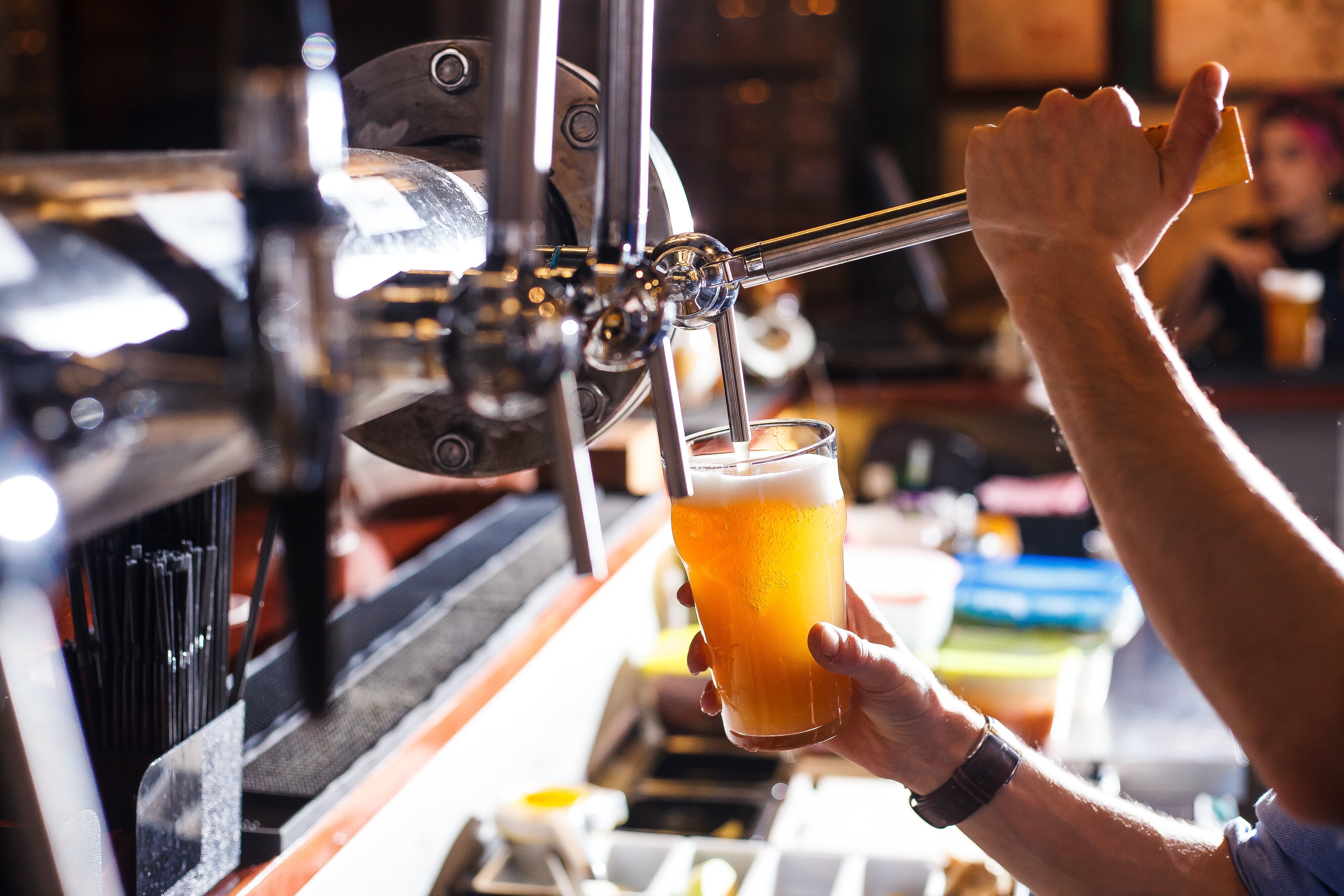 More than half of pub and bar workers were still furloughed in May