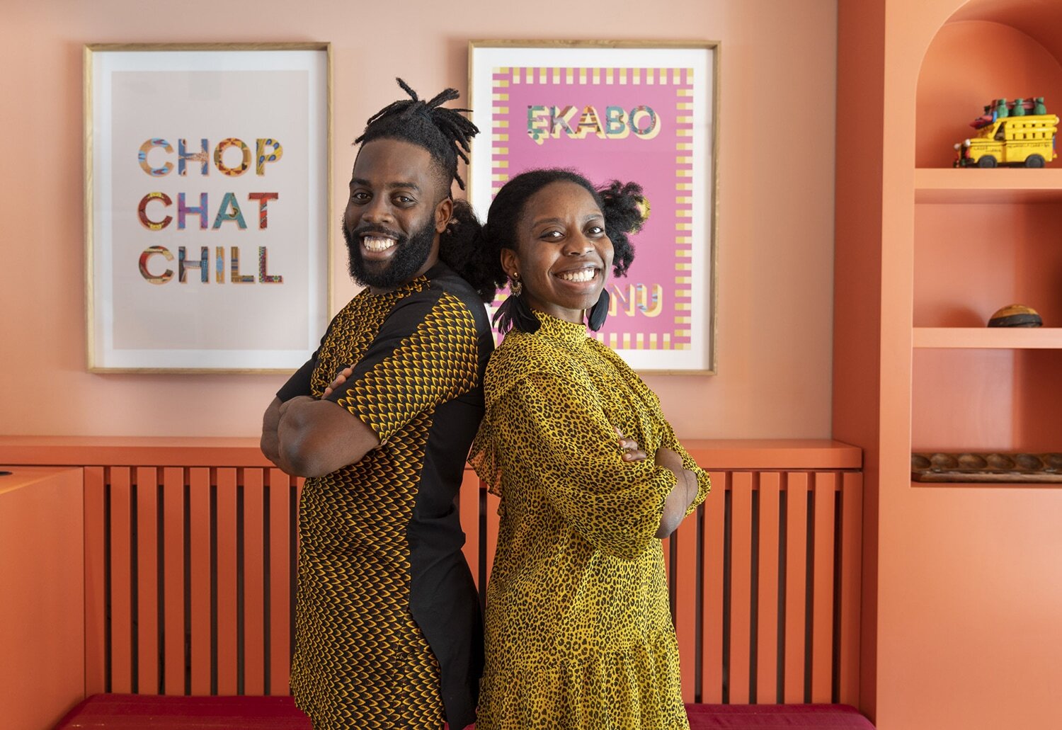 Chuku’s Emeka and Ifeyinwa Frederick on sharing their message of Chop, Chat, Chill through their Nigerian wrap kits