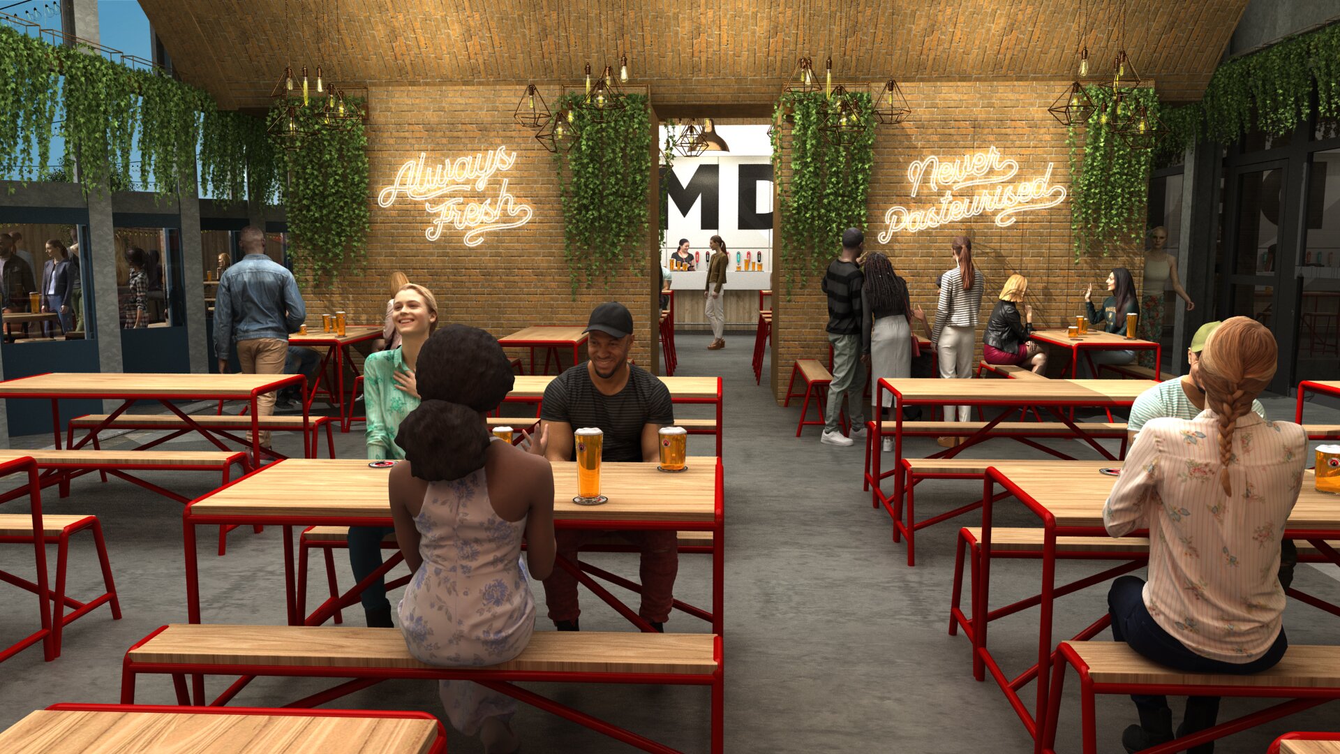 Camden Town to open London beer hall in collaboration with Theo Randall