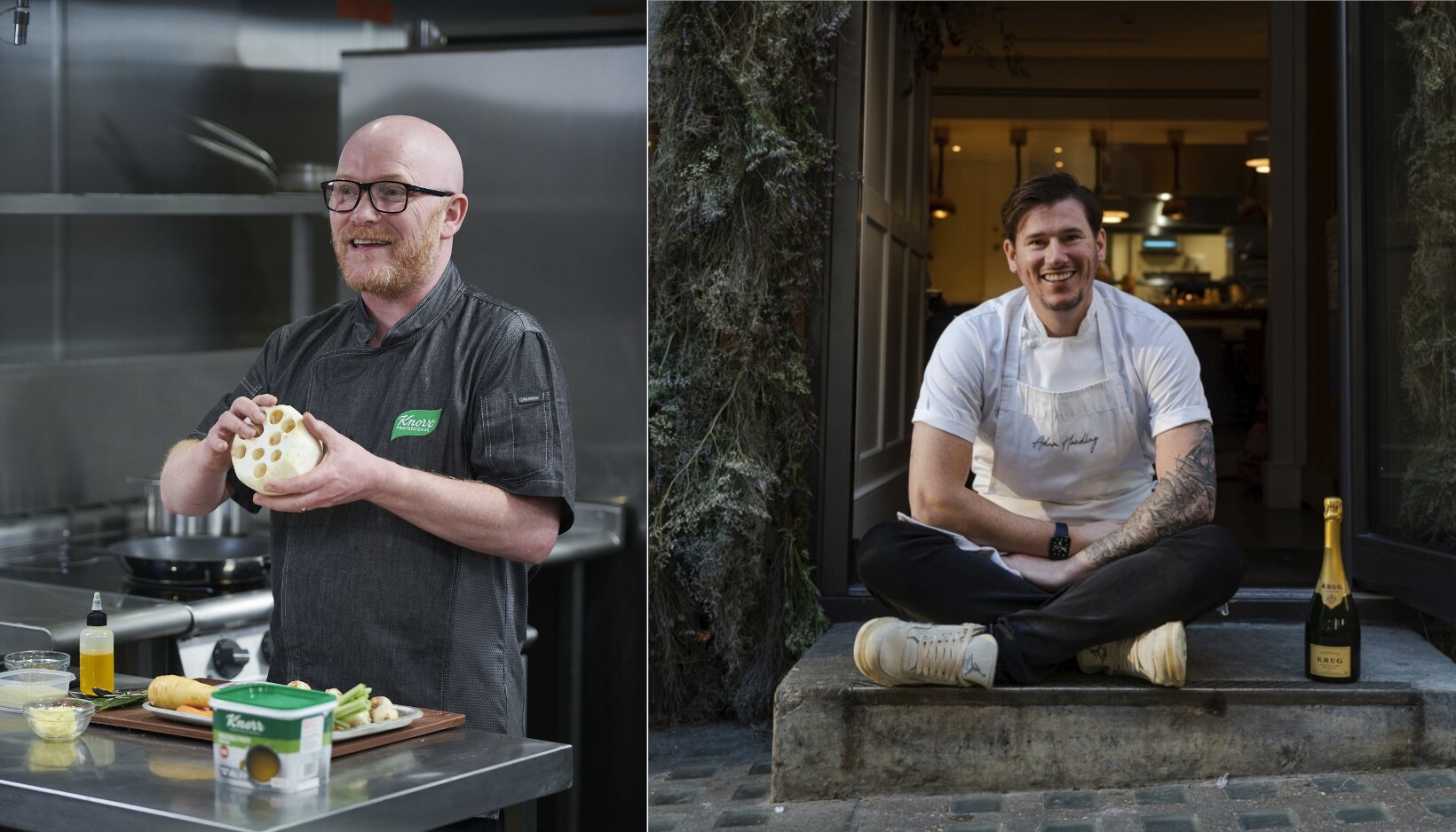 Gary Maclean and Adam Handling team up with Knorr Professional for Scottish student chef competition
