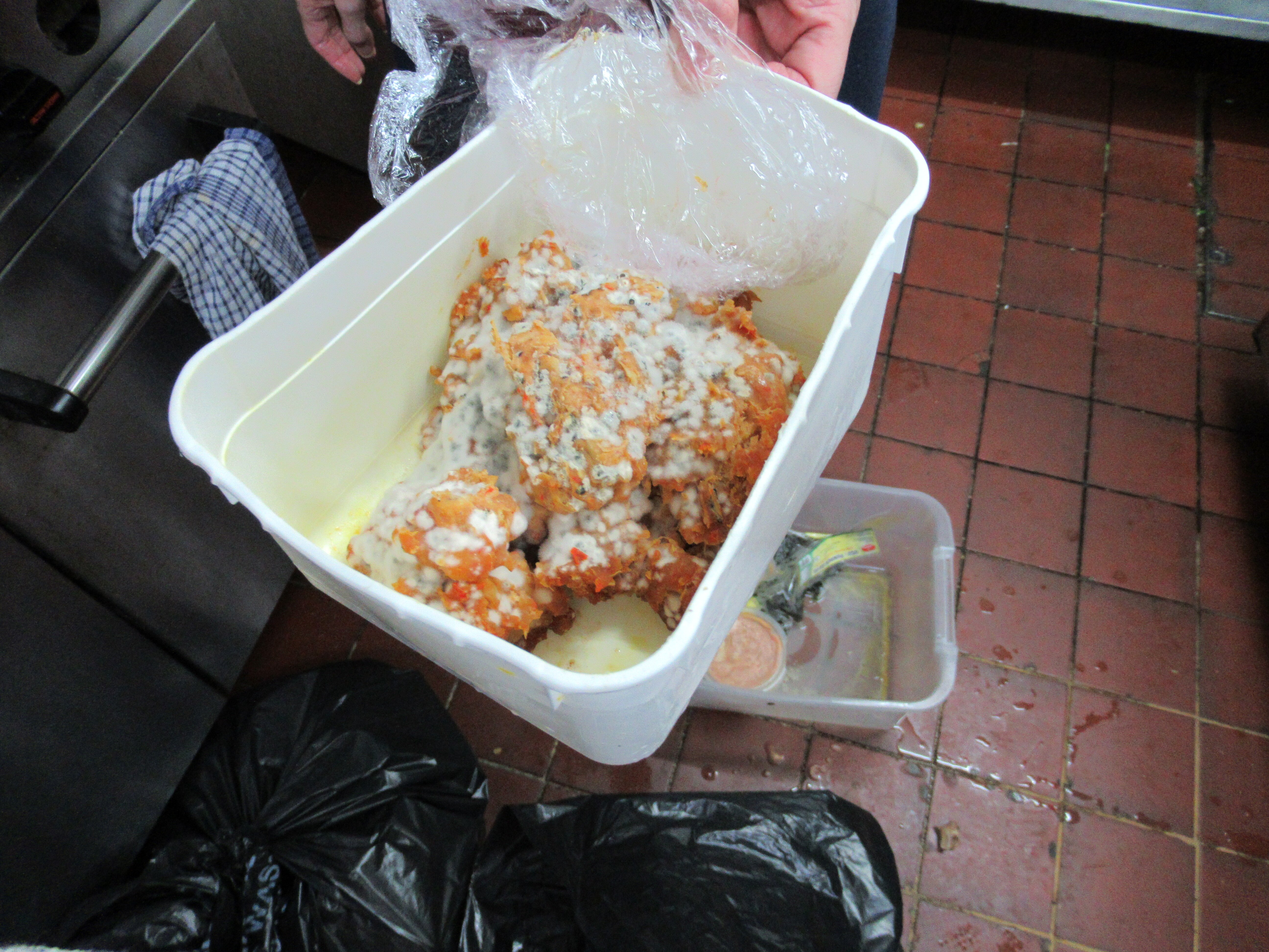 Restaurant owner fined more than £10,000 after trying to claim mouldy chicken was crab meat