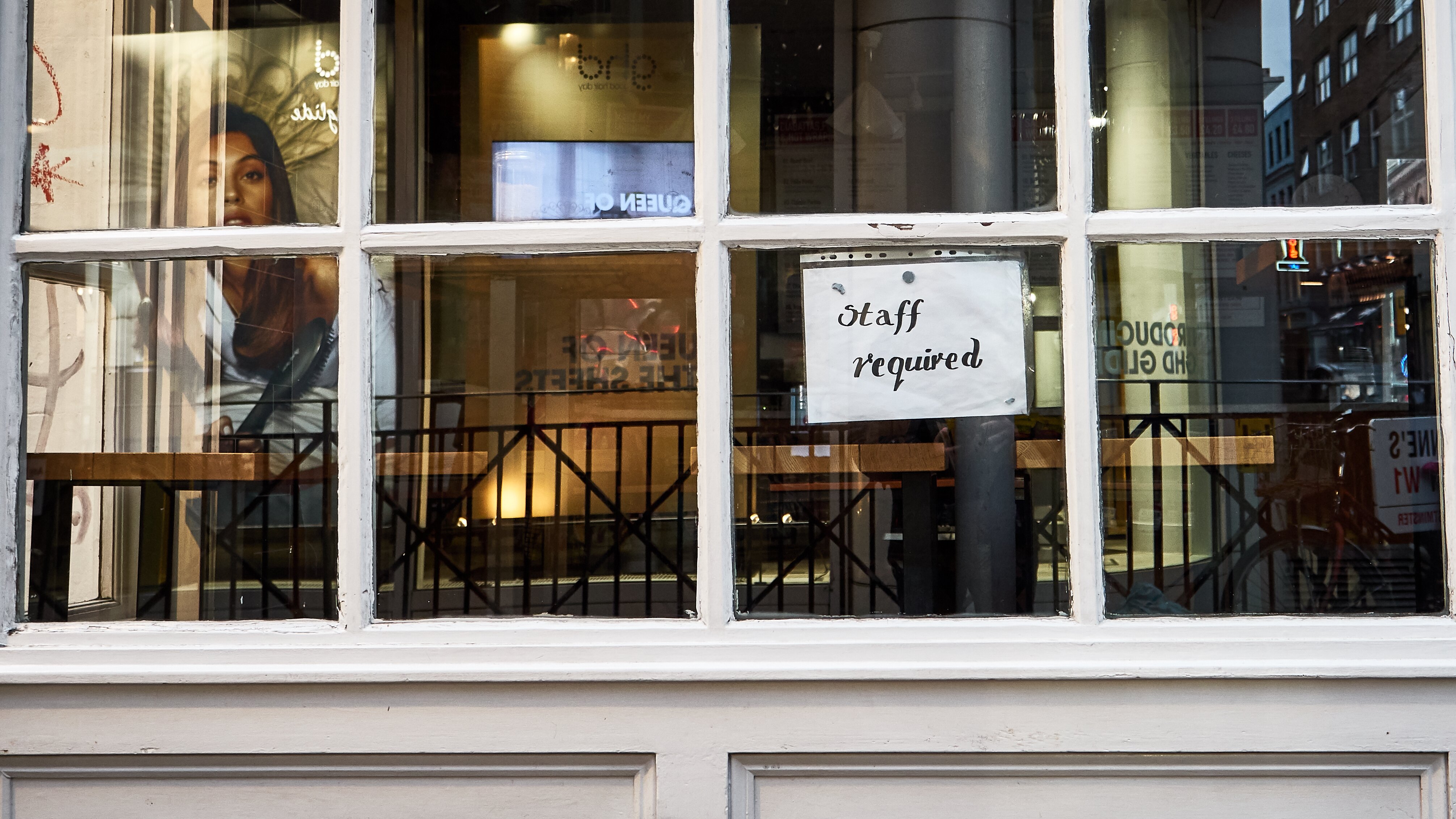 Staffing difficulties experienced by 83% of hospitality businesses