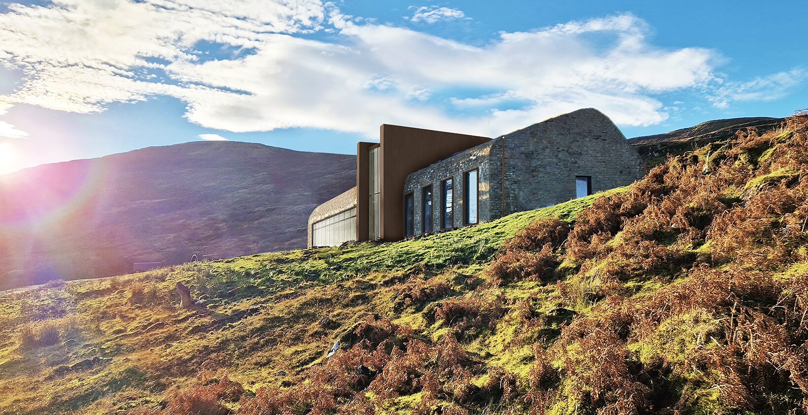 Bracken Hide embraces the wilderness of the Isle of Skye