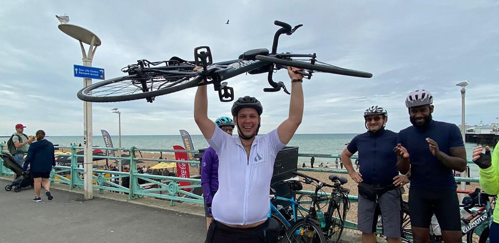 How amputee Zoltan Szakacsi overcame a traumatic accident with triumphant cycle