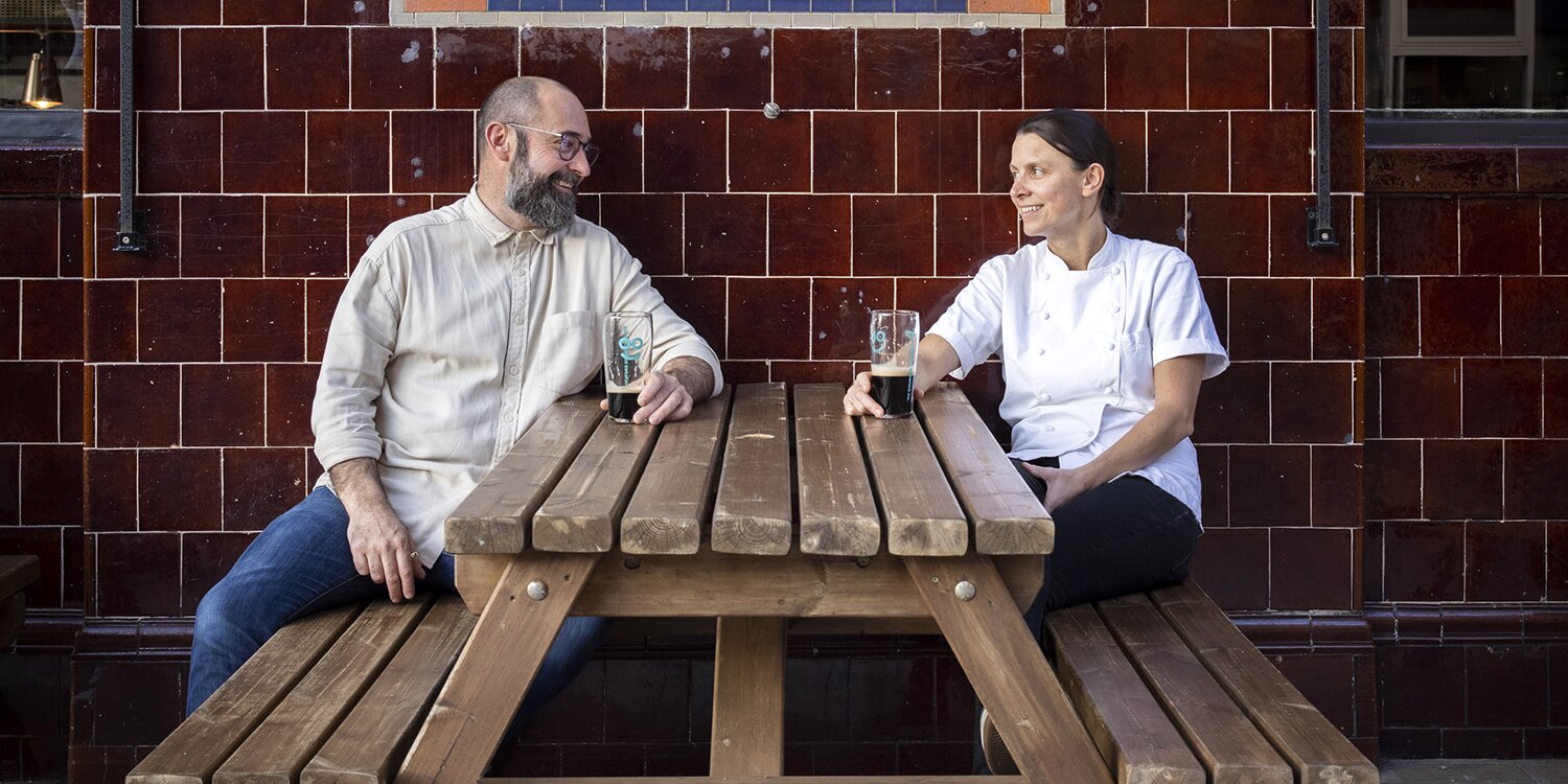 Pip Lacey and Gordy McIntyre open pizza kitchen at London taproom