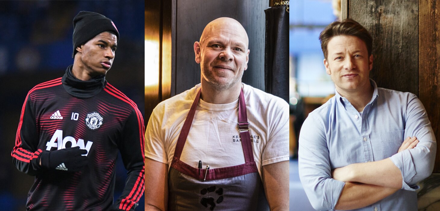 Marcus Rashford, Tom Kerridge and Jamie Oliver call for urgent review of free school meals