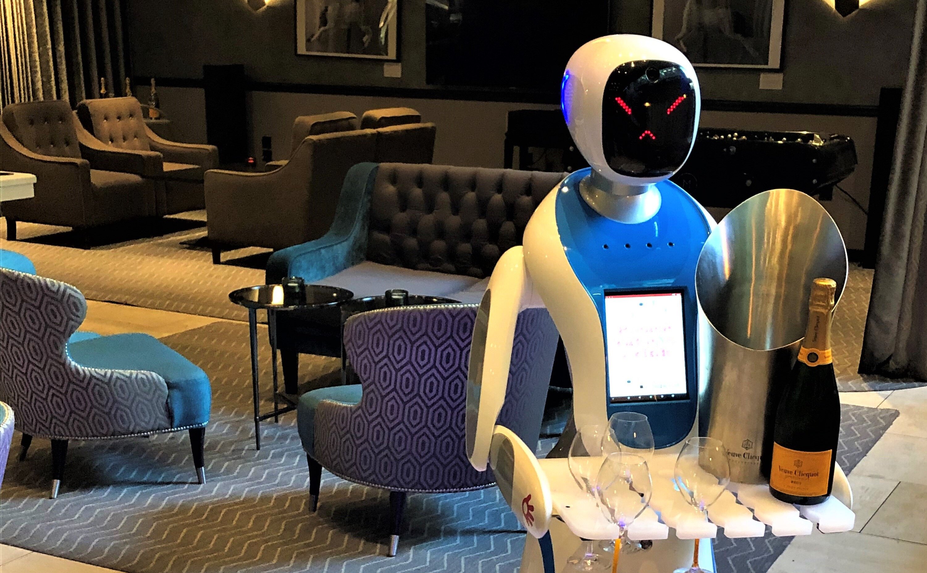 M Restaurants hires robot waiters for Christmas 