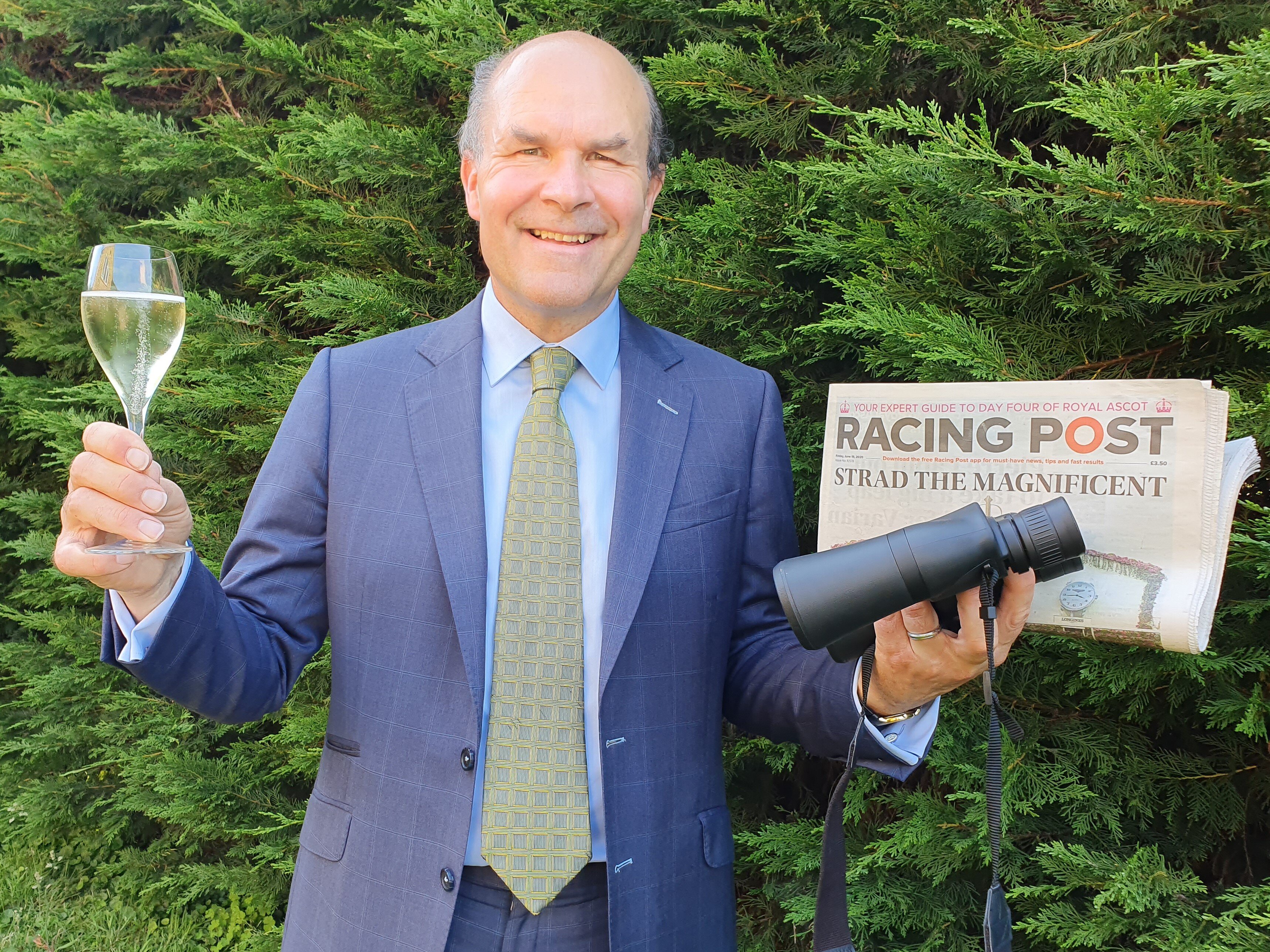 Wine Tipster Neil Phillips becomes ambassador for Racing Welfare