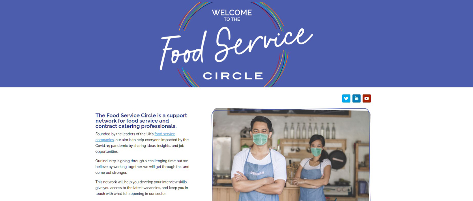 Caterers collaborate on platform to support former employees