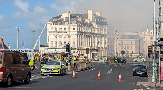 Cause of fire at Royal Albion hotel in Brighton revealed 