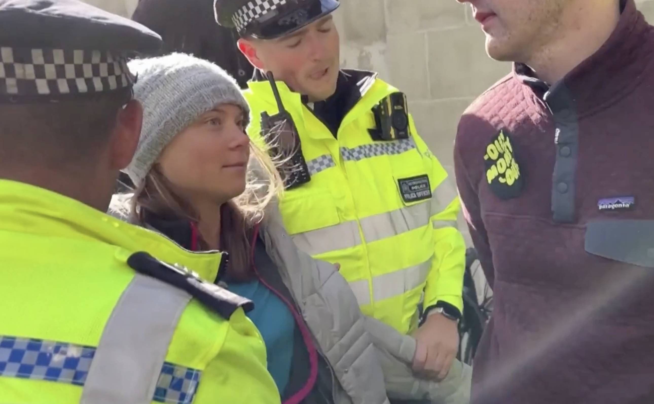 Twenty-nine arrested after protest outside London hotel 