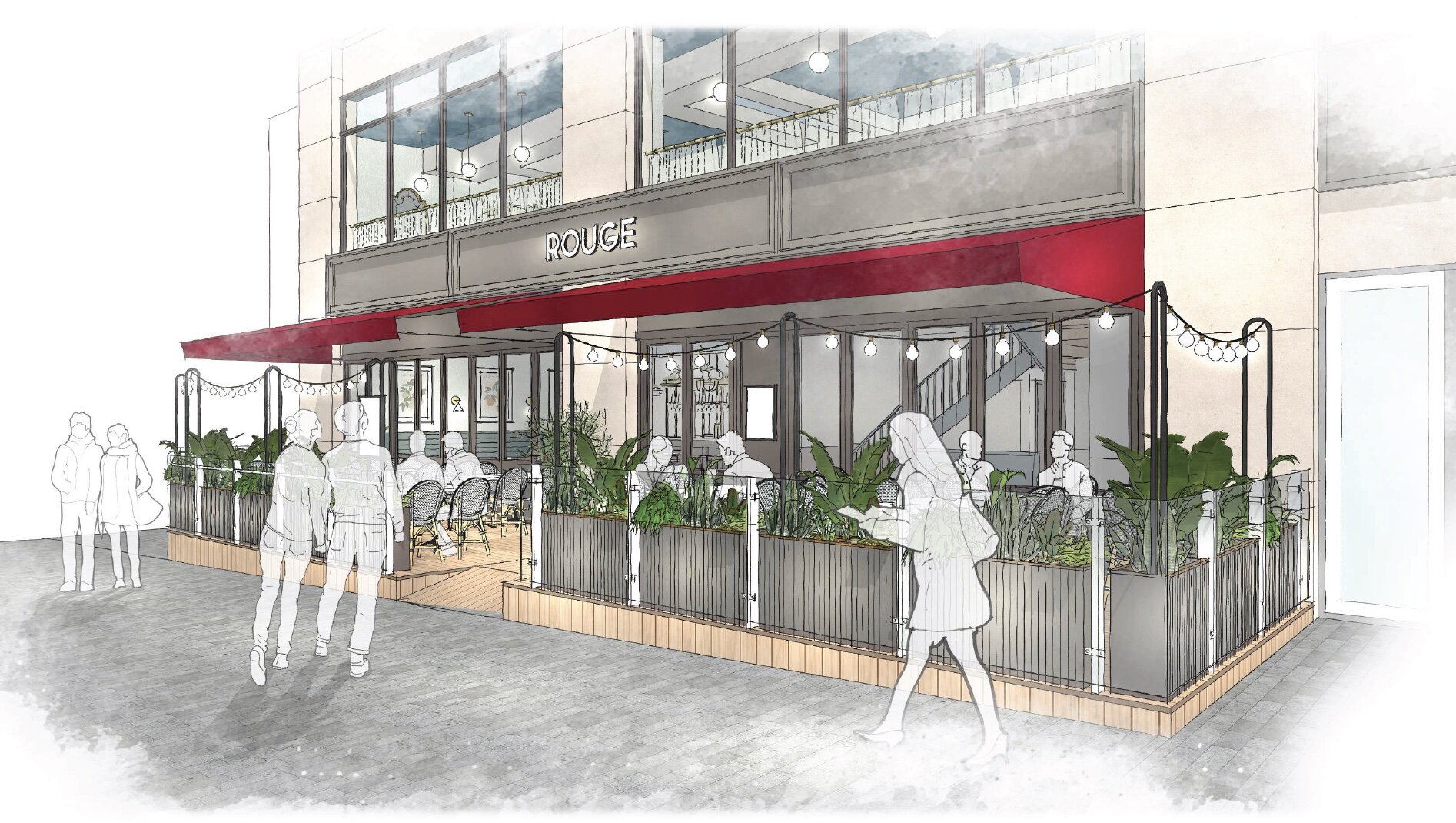 Café Rouge to trial new 'Rouge' restaurant concept in Birmingham