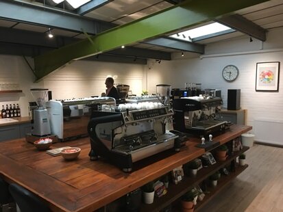 Caffeine's demo coffee shop offers training and hands-on experience