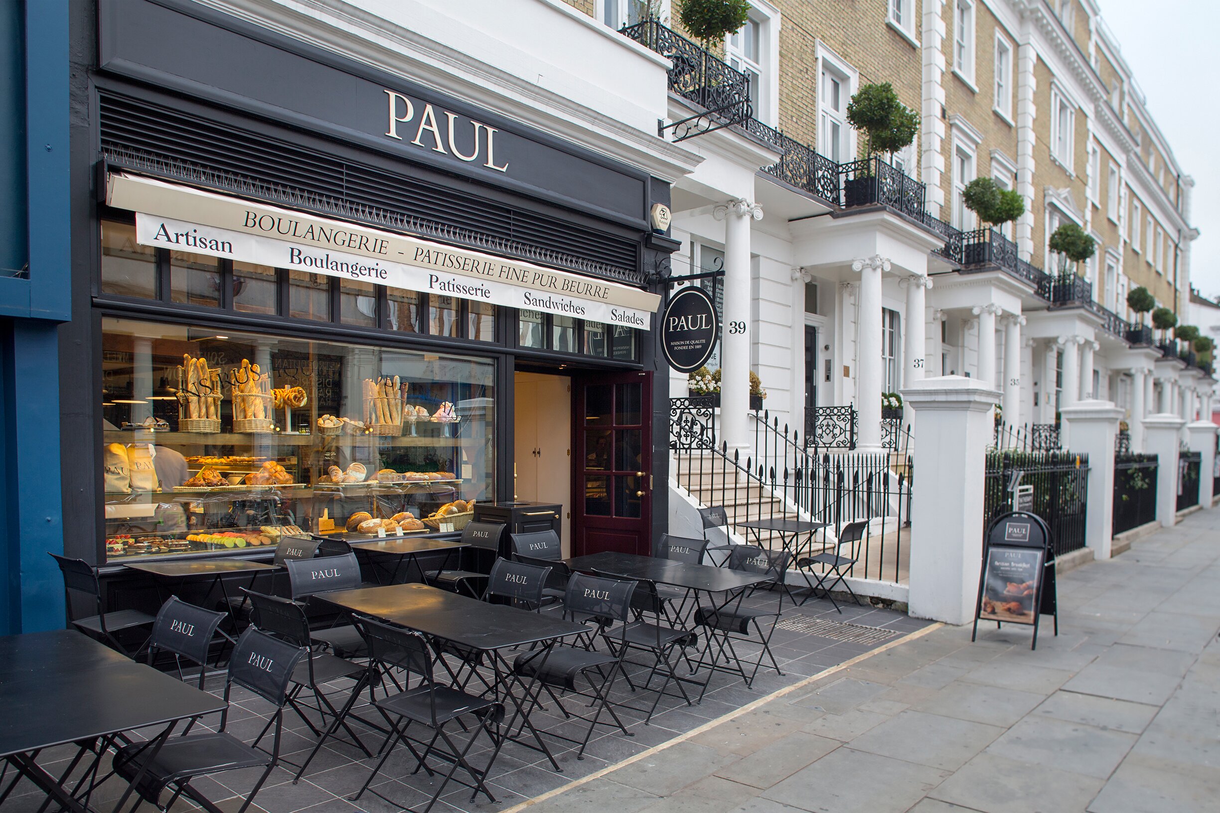 Paul reopens seven London bakeries for delivery and takeaway