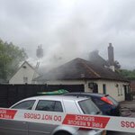 Dominic Chapman's Belgian Arms pub hit by fire