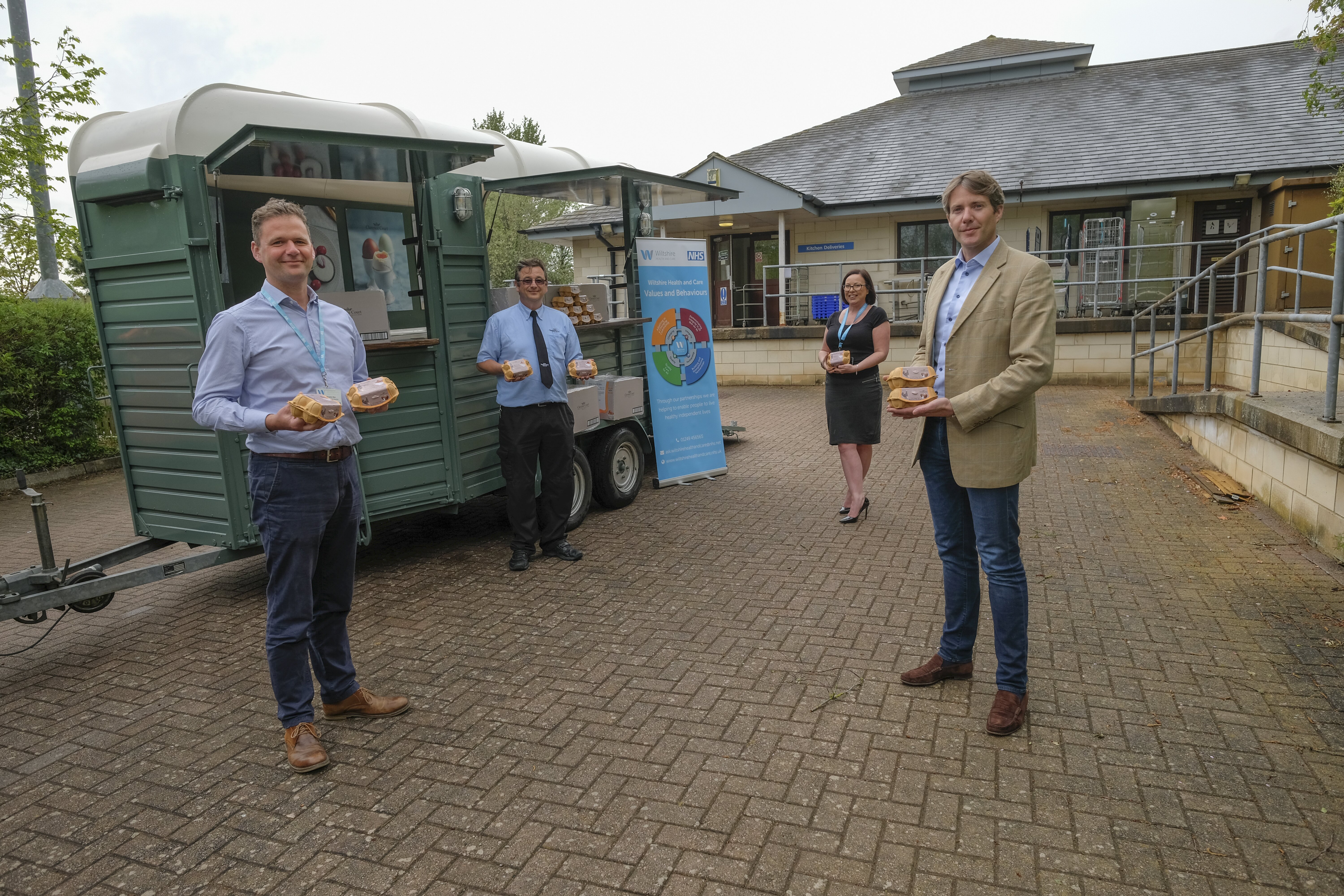 Clarence Court ensures NHS goes to work on an egg