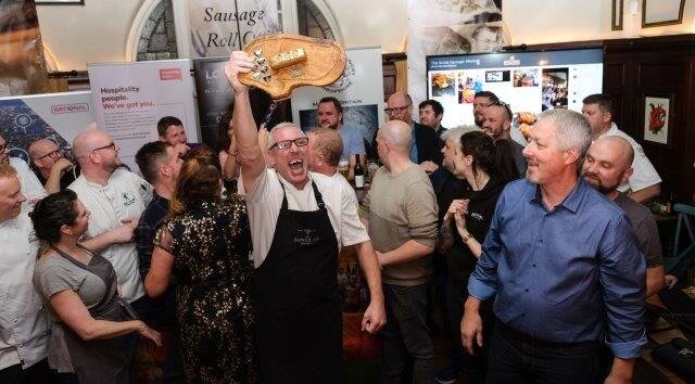 Alan Chilton of Somerset's Bower Inn crowned winner of the Great Sausage Roll Off 2020