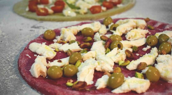 Purple pizzas and lupin beans among food trends to watch in 2018