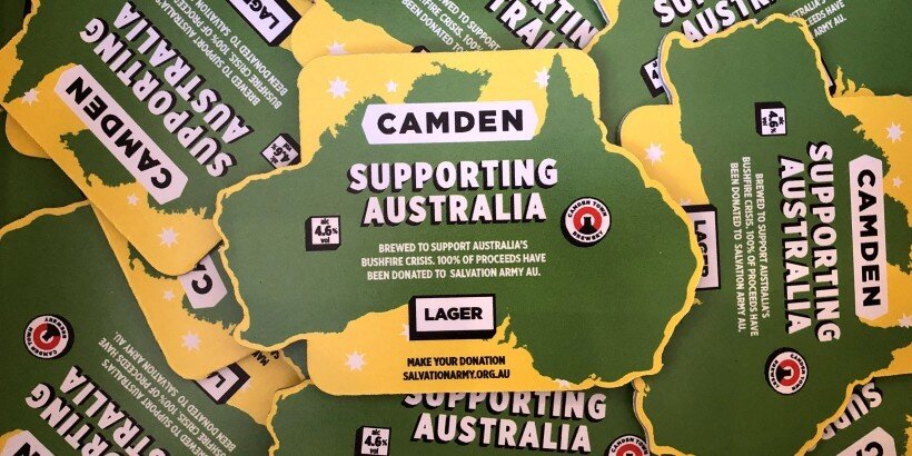 Camden Town Brewery launches lager in support of Australian bushfires relief