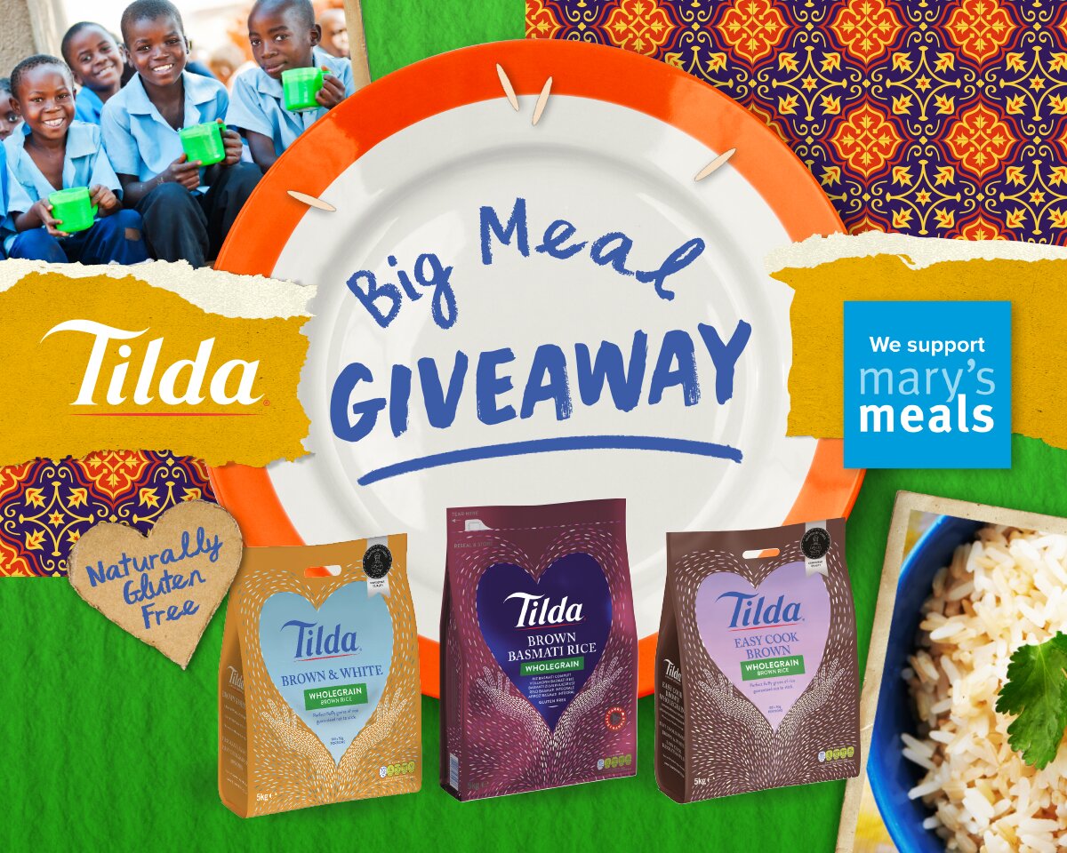 Tilda close to milestone 200,000 meals donated to Mary’s Meals