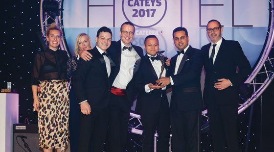 Hotel Cateys 2017: Front of House Team of the year winner, The Milestone Hotel