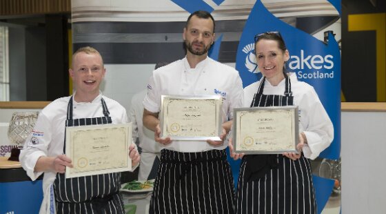 Fife College team wins 2017 Brakes Scotland Student Chef Challenge