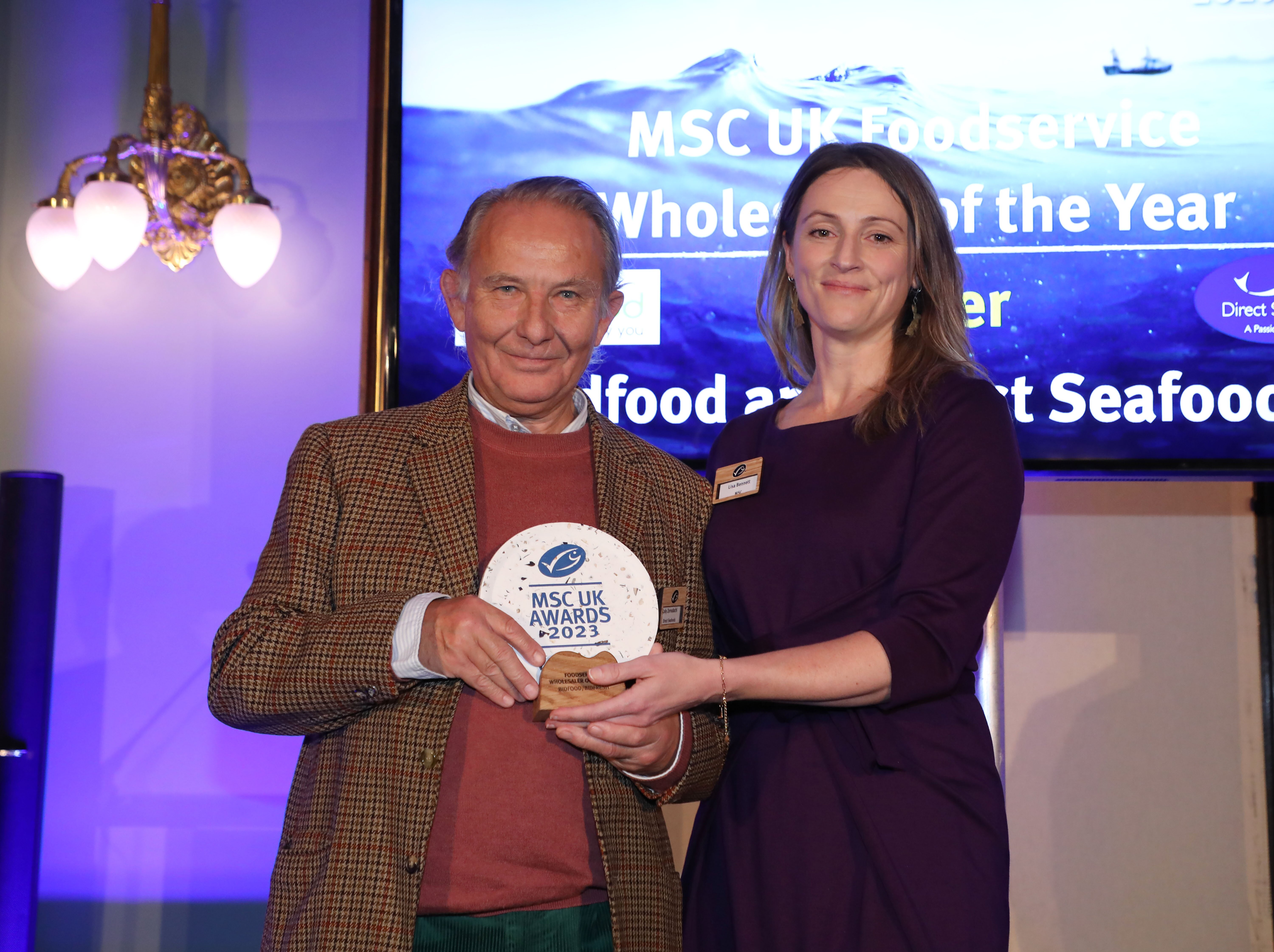 Bidfood and Direct Seafood scoop wins at MSC UK Awards 2023
