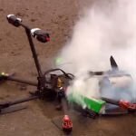 Dutch asparagus drone crashes