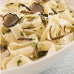 Tagliatelle with summer black truffle, by Alessandro Bay