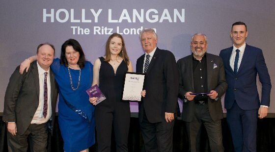 Ritz London apprentice wins top Purple Umbrella Award