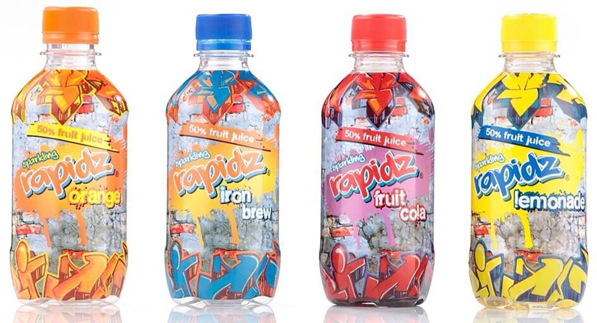 Rapidz carbonated fruit juices from Calypso Soft Drinks