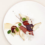 Recipe: Hare/Stilton/Pear/ by Sat Bains