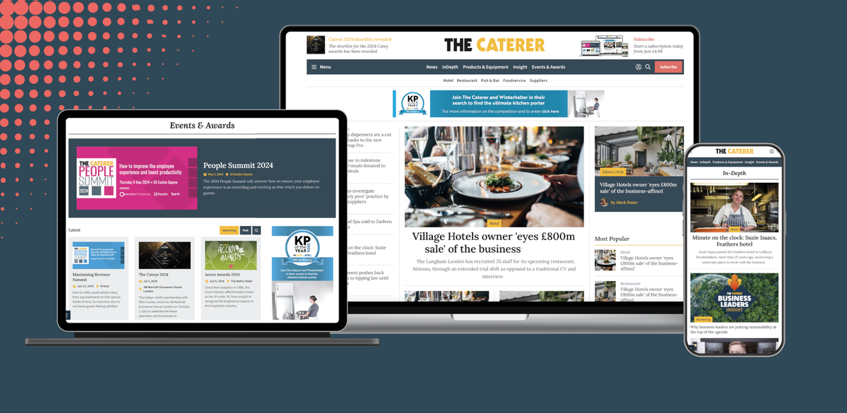 The news you need, now: the next generation of The Caterer