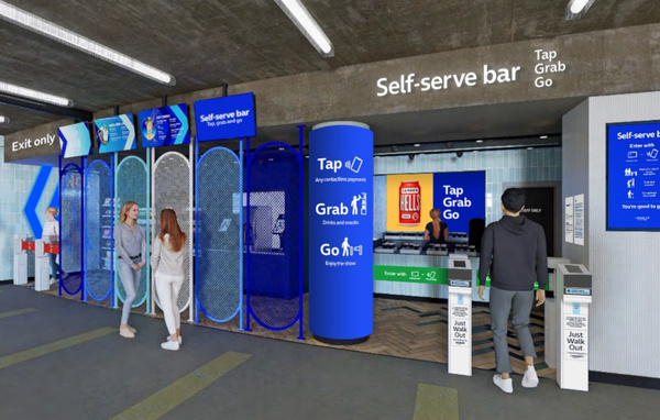 The O2 introduces self-served bars powered by Amazon technology