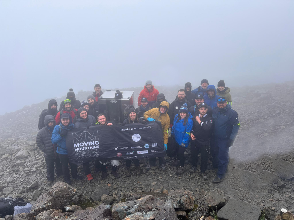 Unox UK team climb Ben Nevis to raise £20,000 for the Burnt Chef Project
