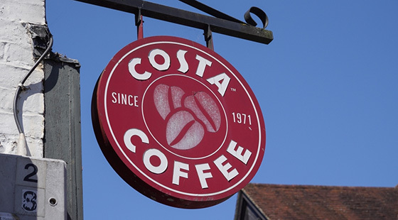 Costa Coffee posts £9.6m loss