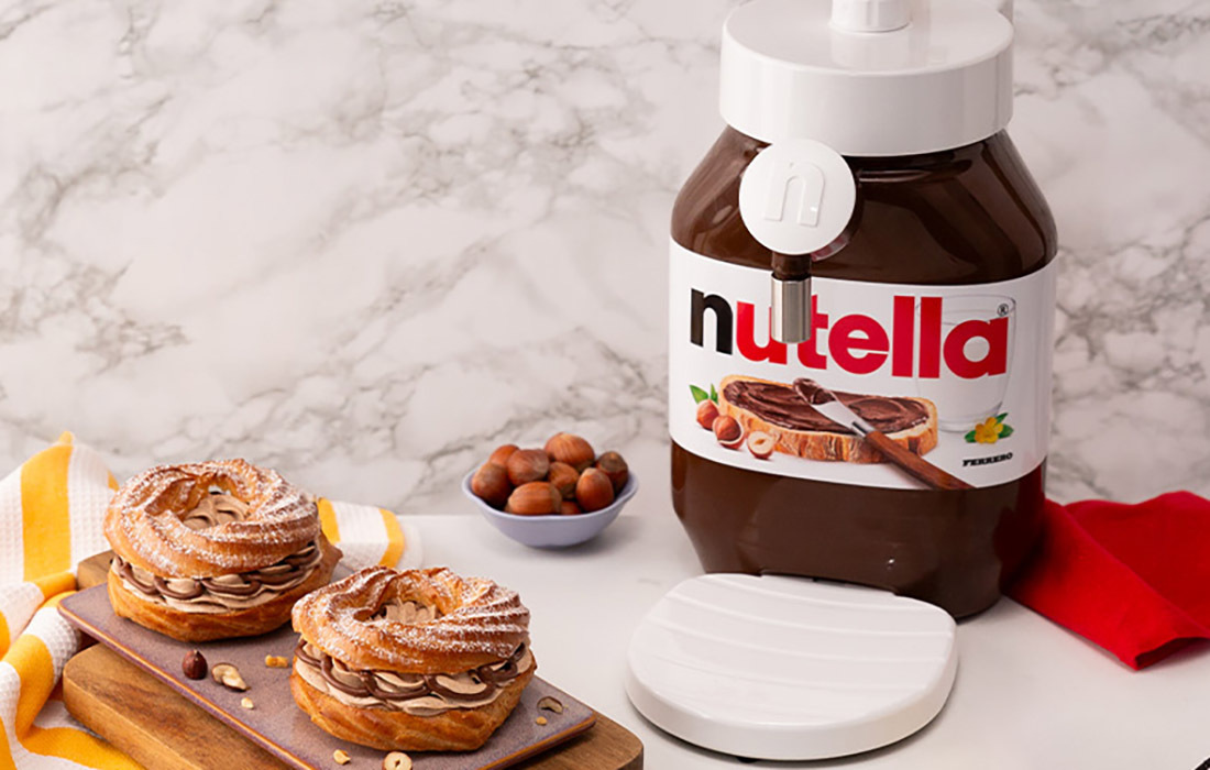 Pump up the profits with new easy-serve Nutella® Dispensers from Ferrero Foodservice!