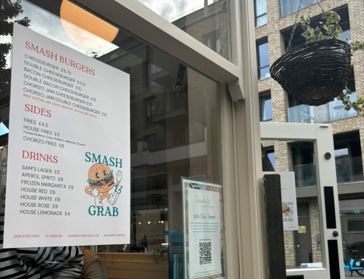 West London restaurateur Sam Harrison taps into smashburger trend