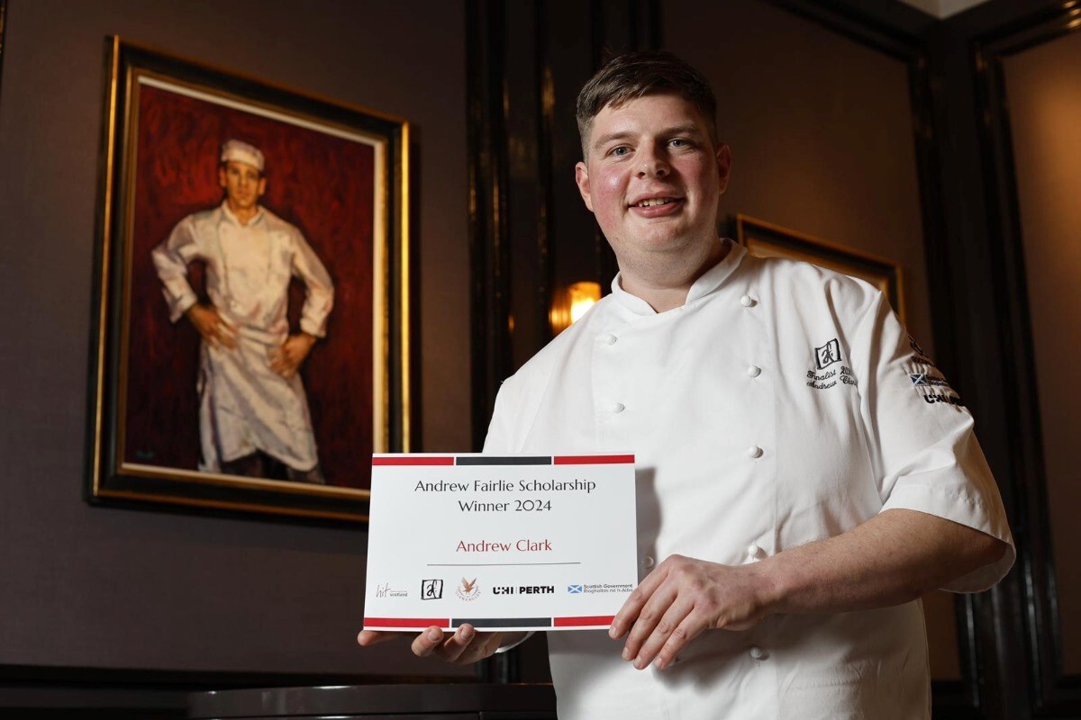 Chef Andrew Clark named 2024 Andrew Fairlie scholar