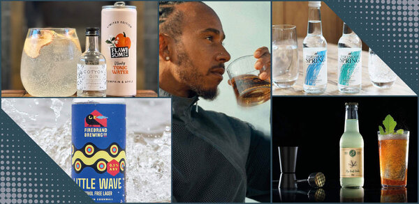 The best new low and no drinks: Lewis Hamilton’s alcohol-free tequila, wonky fruit tonic and Cornish 0% lager