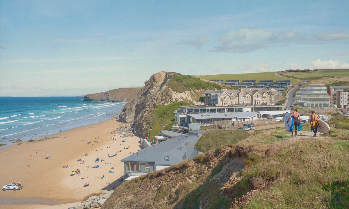 Cornwall’s Watergate Bay to redevelop former site of Tregurrian hotel