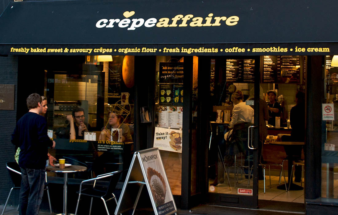 Crêpeaffaire sold in pre-pack administration