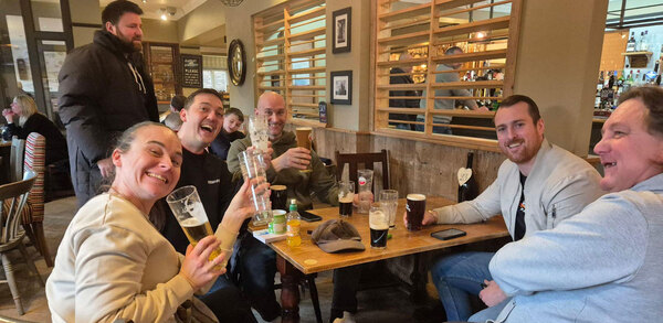 Pub’s promotion of free pints proves to be own goal after 7-0 win