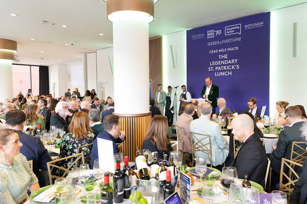 Green &amp; Fortune raises £84,000 at annual St Patrick’s Lunch