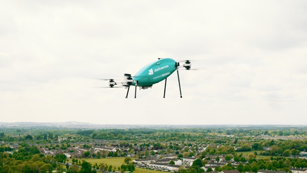 Deliveroo launches drone food delivery service