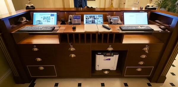 Hello of Mayfair installs state of the art concierge desk at the Lanesborough