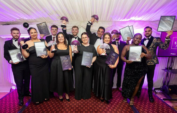 Hospitality apprentices recognised alongside Kate Nicholls at the Purple Umbrella Awards