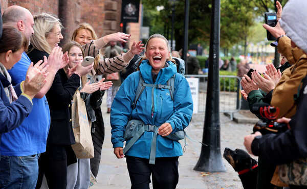 Maya Gilbert completes 2,700-mile walk for Hospitality Action