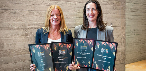 Mini objectives and a strong people focus: How Amplify became one of the Best Places to Work in Hospitality