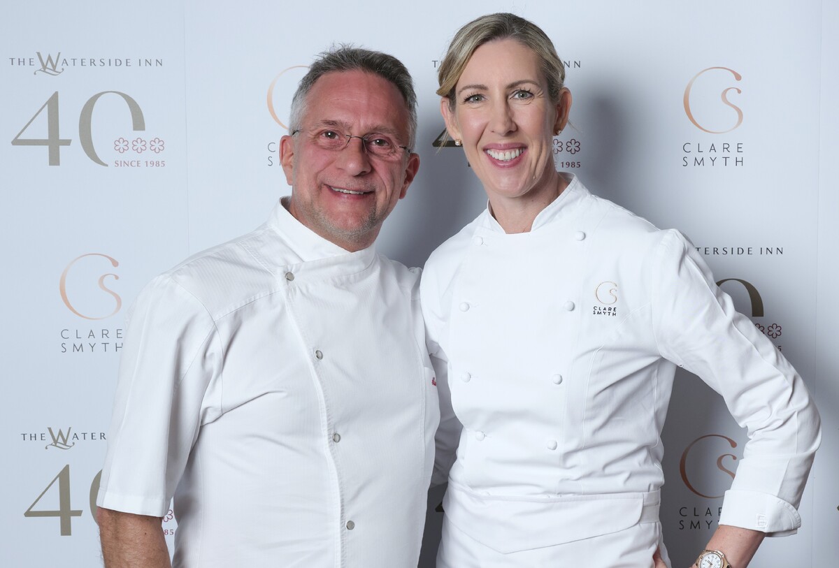 Alain Roux and Clare Smyth unite to celebrate 40 years of three Michelin stars at the Waterside Inn